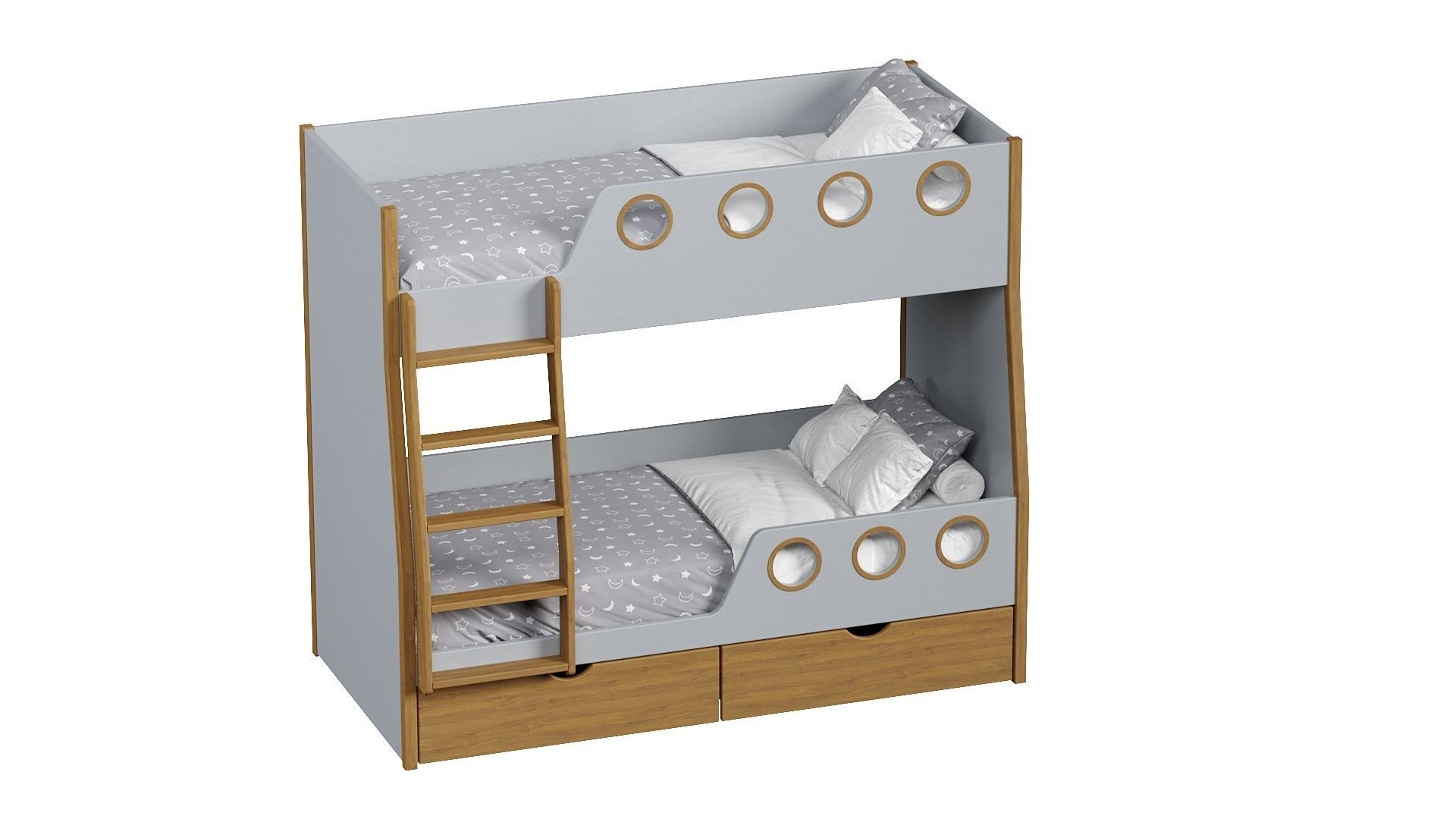 Bunk bed  3D model_10