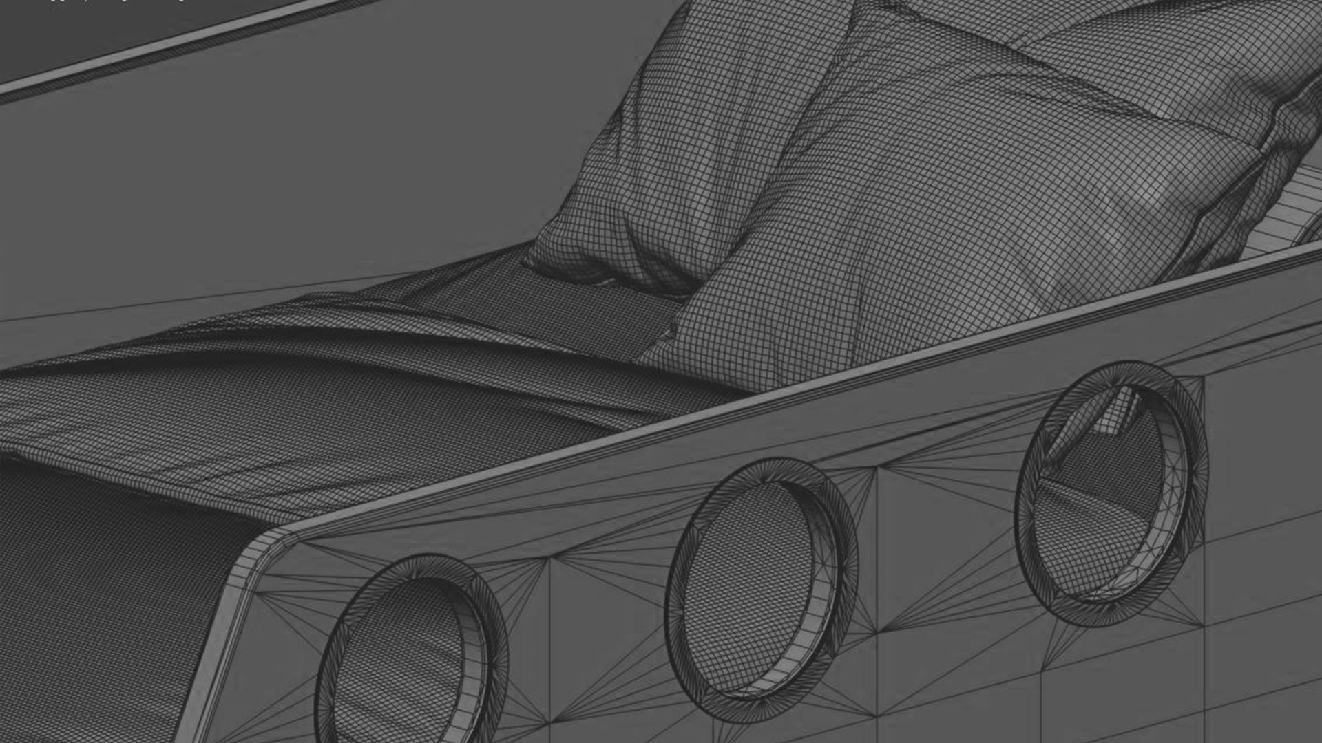 Bunk bed  3D model_17