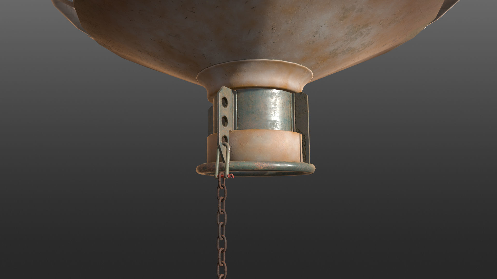 Buoy River RB-4-01 Turn Safe Water Mark Low-poly 3D model_16