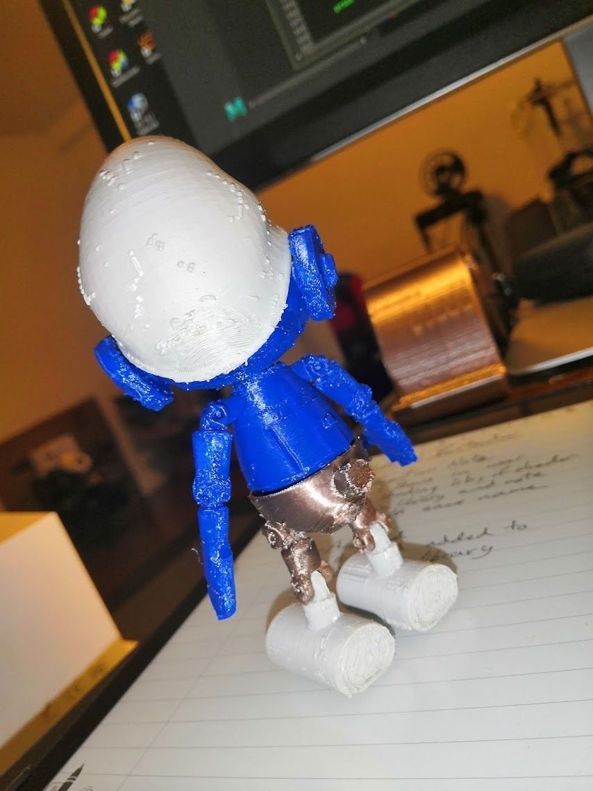 Clockwork Smurf 3D print model_7