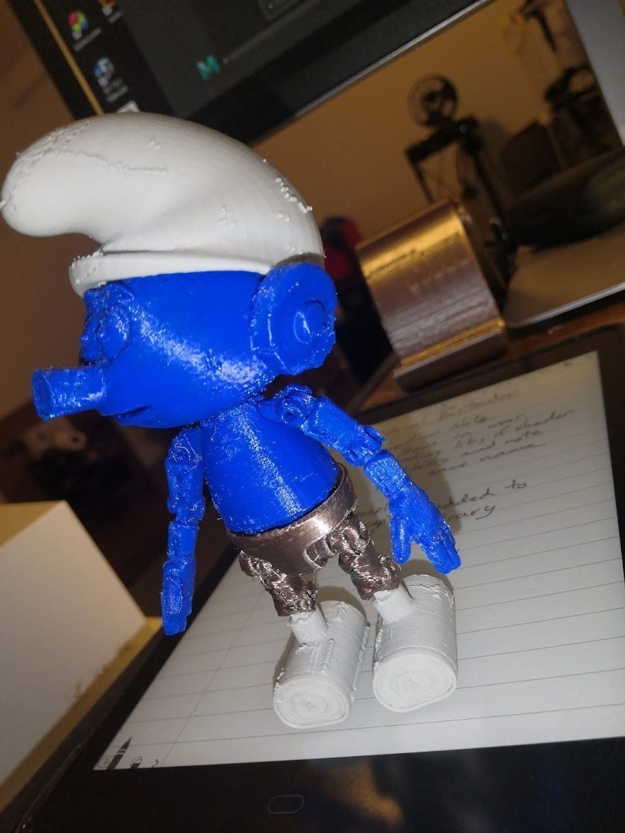 Clockwork Smurf 3D print model_5