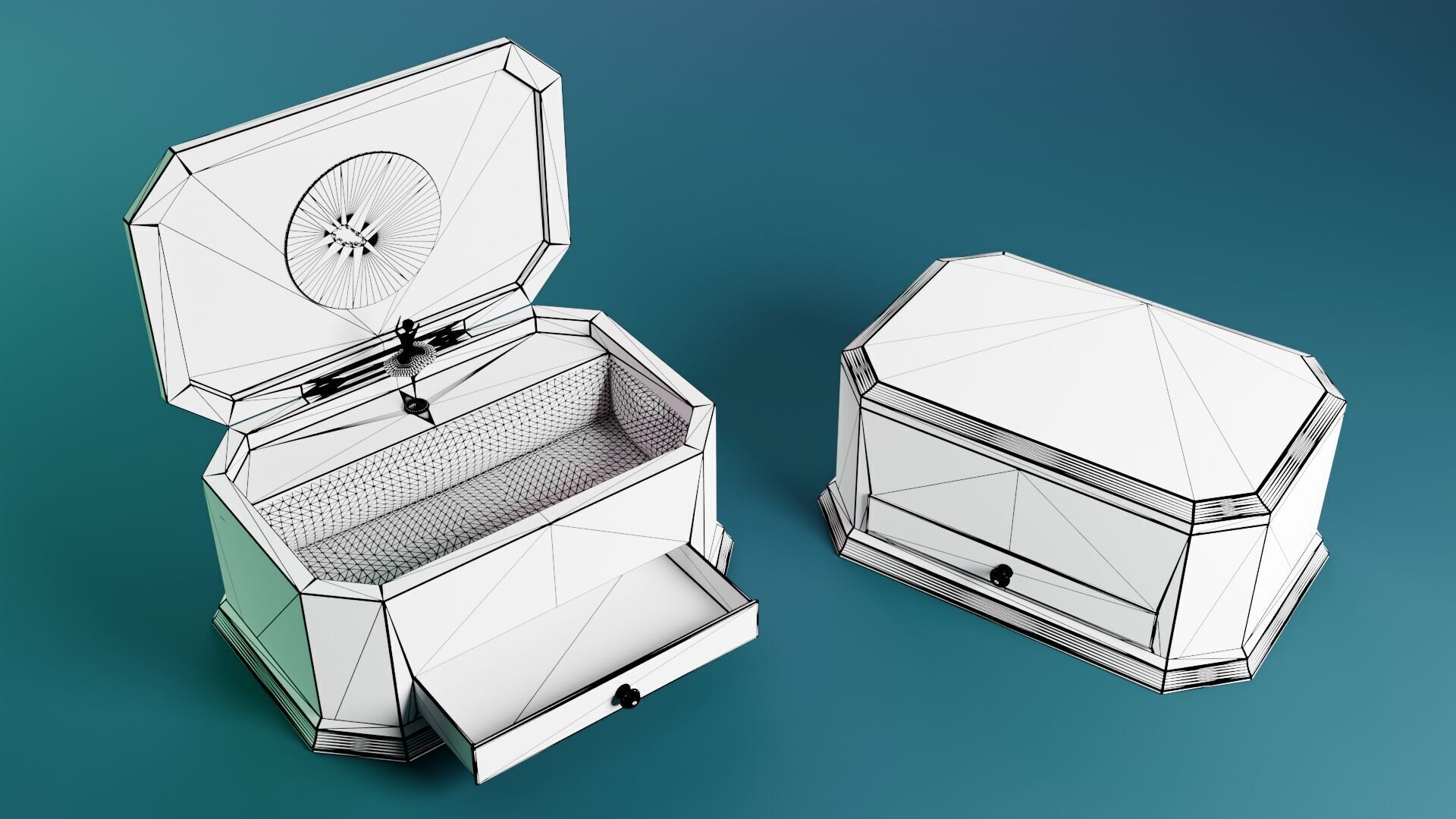 Ballerina Music Box 3D model_10