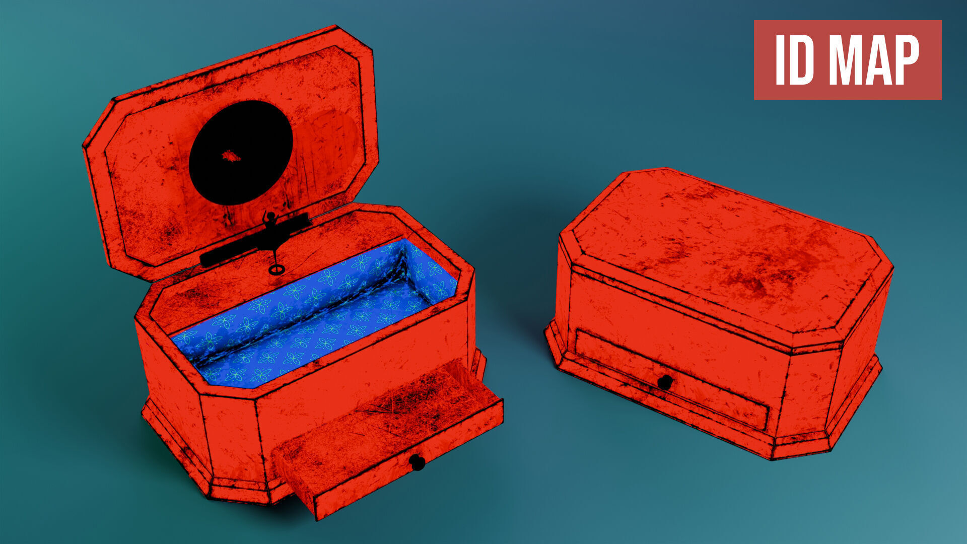 Ballerina Music Box 3D model_43