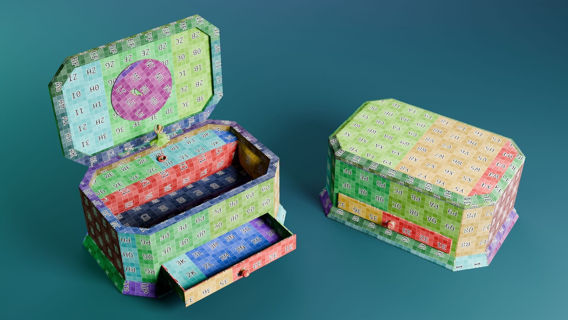 Ballerina Music Box 3D model_34