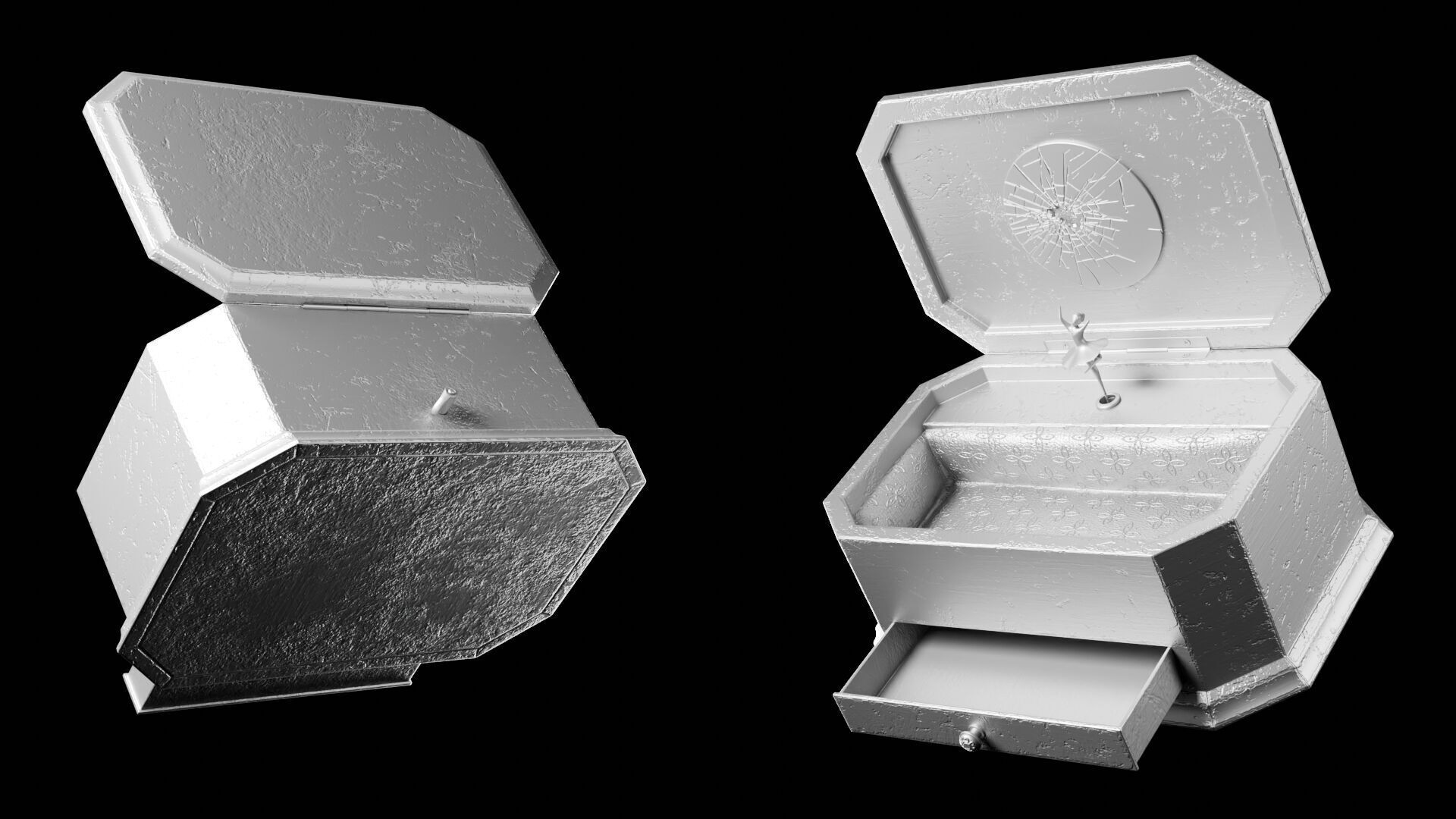 Ballerina Music Box 3D model_29