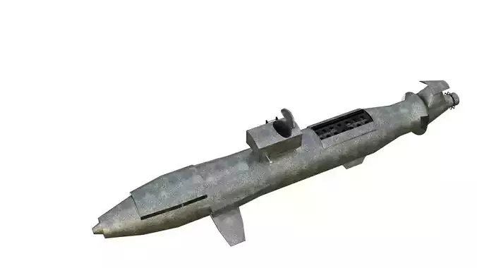 Warship metal submarine