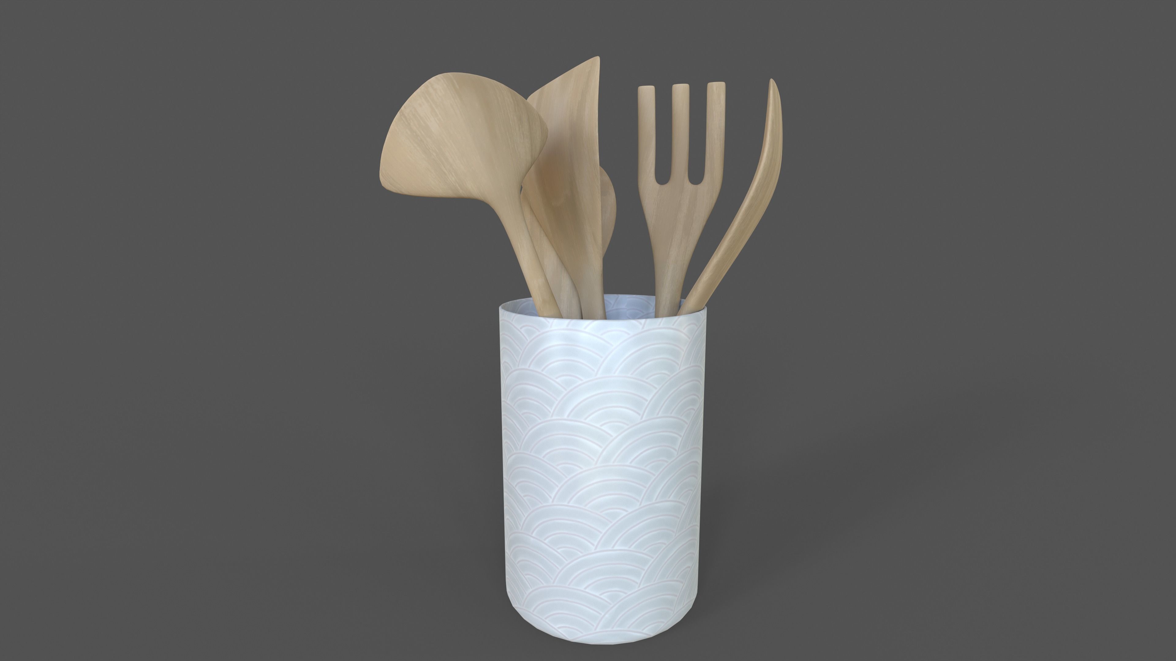 Cooking Utensils 3D model_1