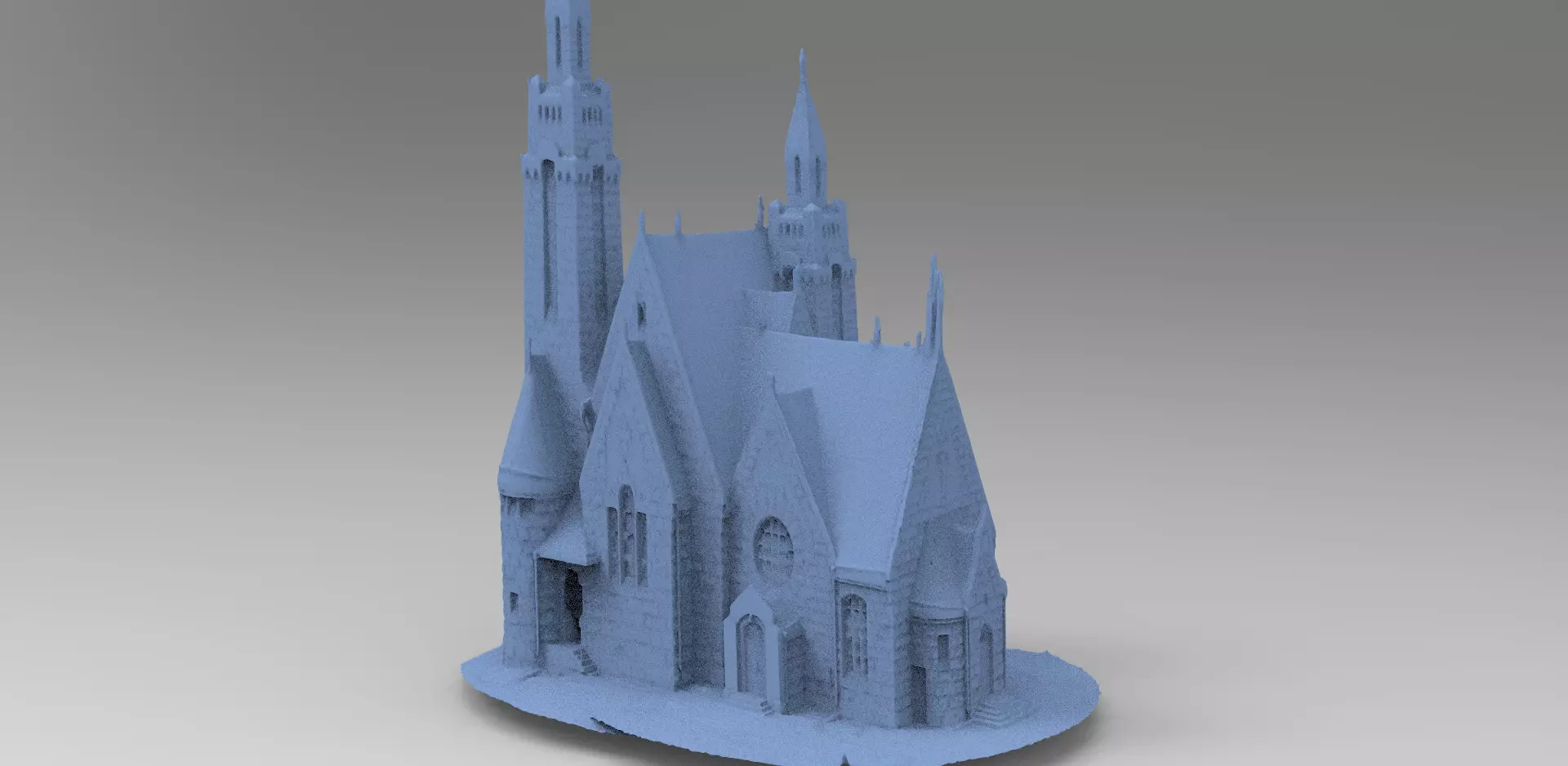 Ukraine style church 1 3D model_0