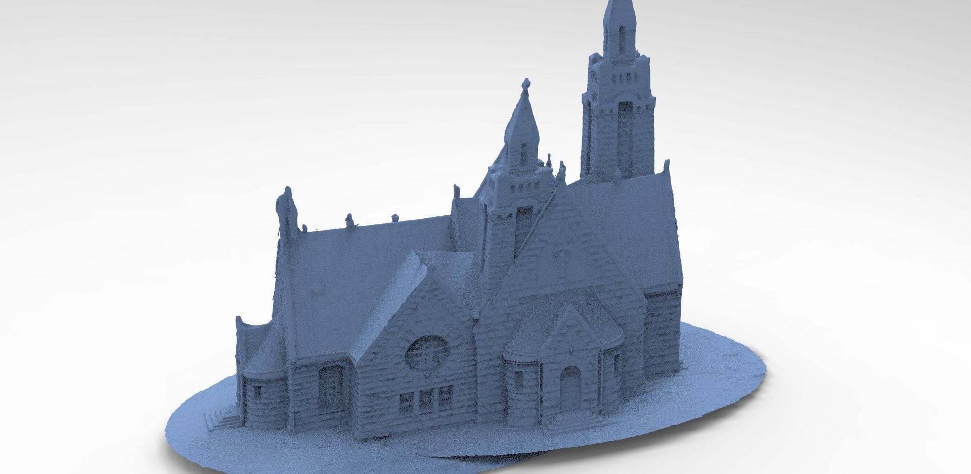 Ukraine style church 3 3D model_1