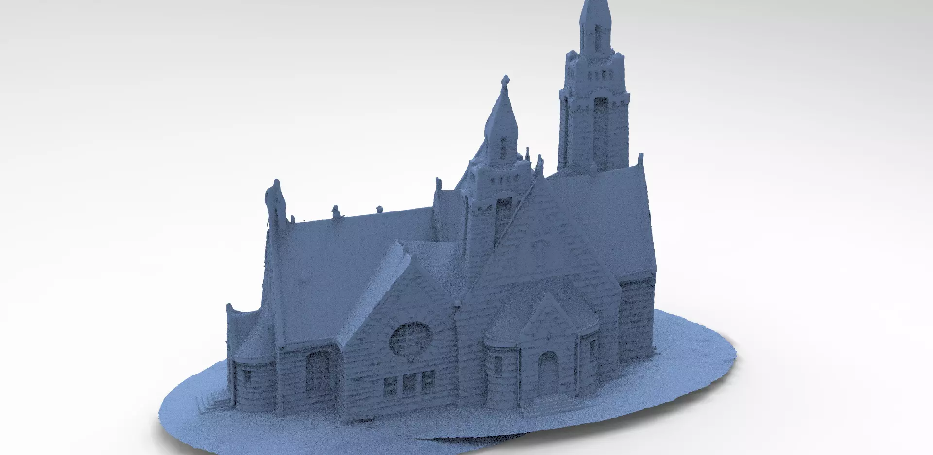 Ukraine style church 3 3D model_0
