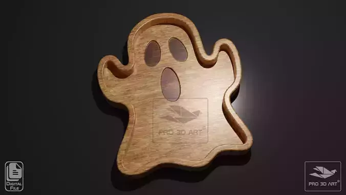Ghost Tray - CNC Files for Wood