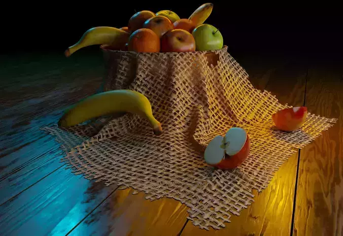 Photorealistic fruit Free 3D model