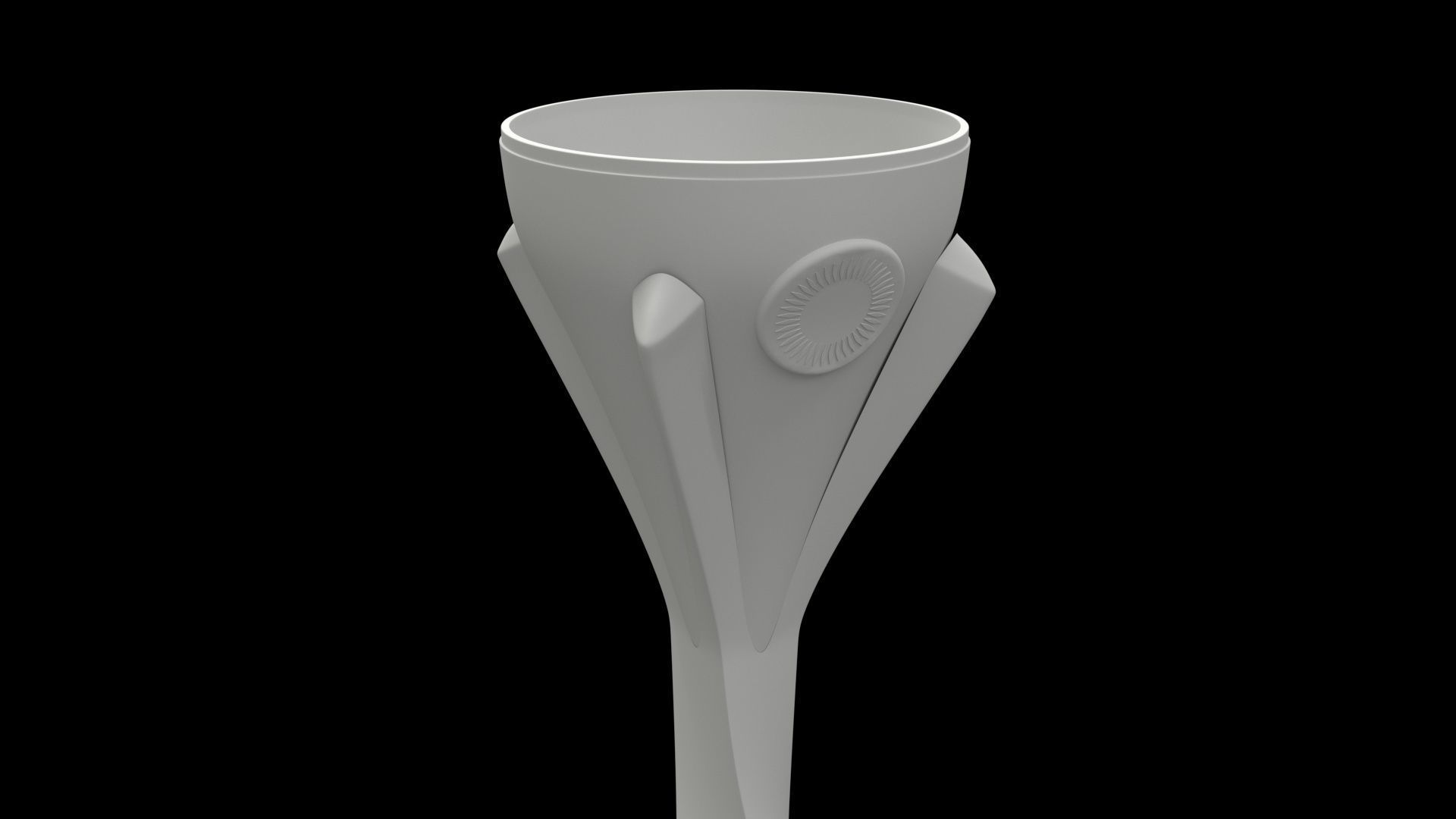 Concacaf Nations League Trophy 3D model_11