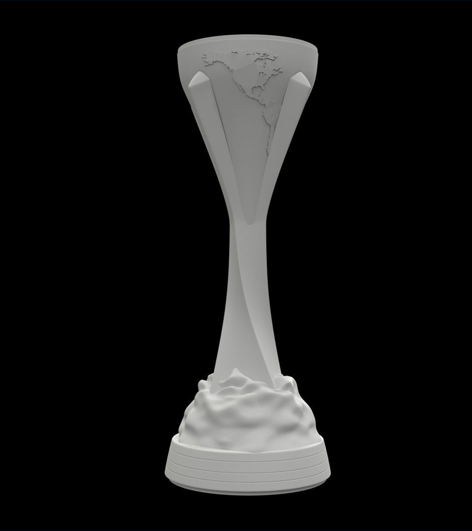 Concacaf Nations League Trophy 3D model_10