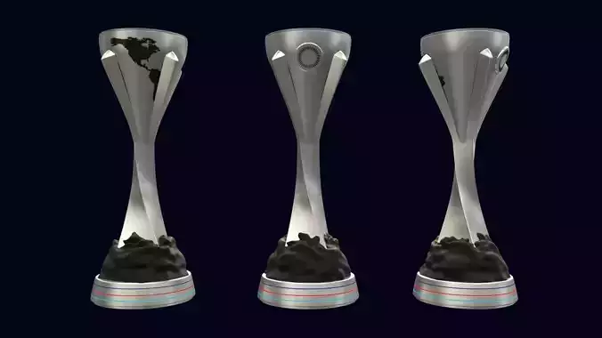 Concacaf Nations League Trophy 3D model