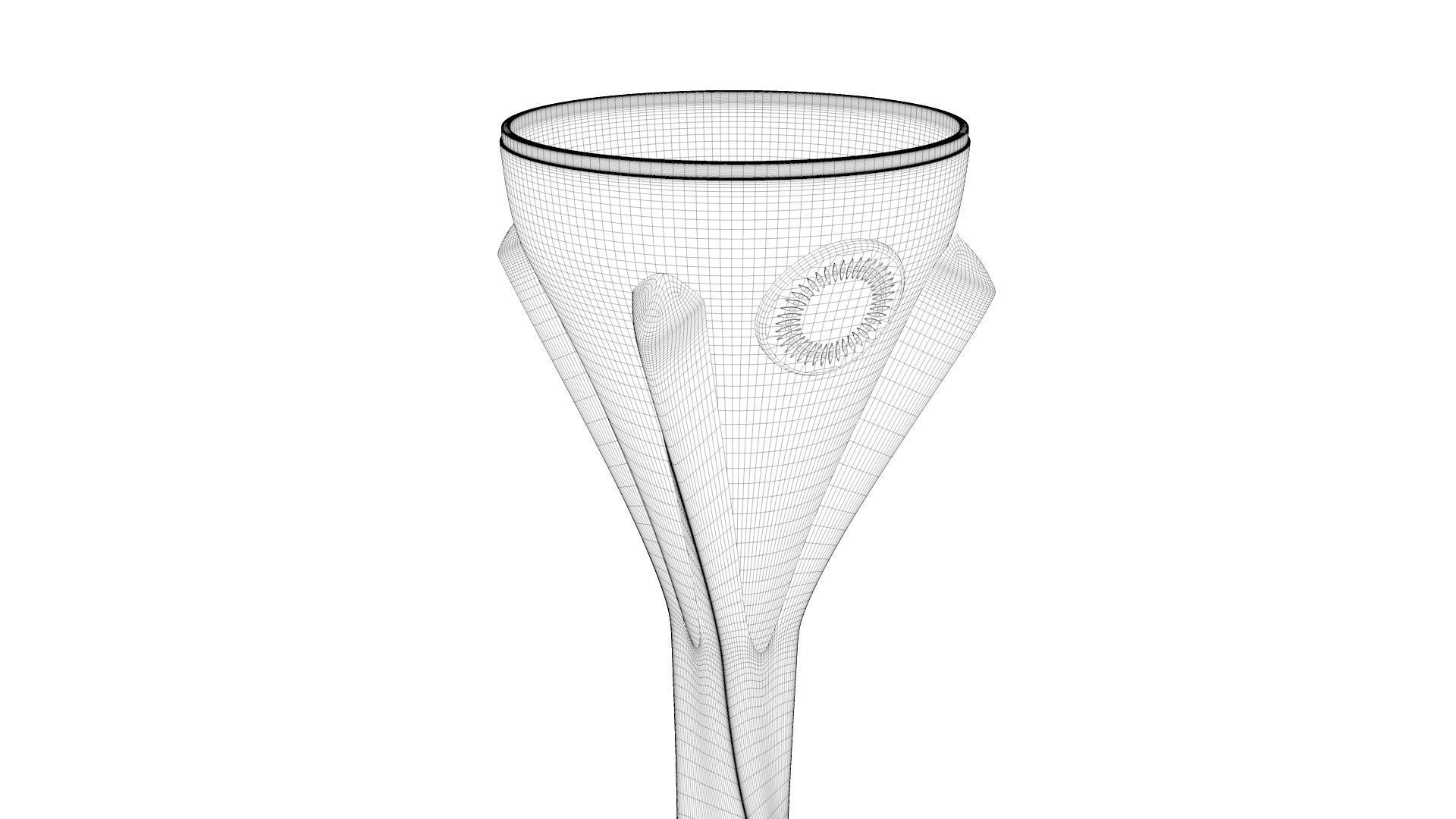 Concacaf Nations League Trophy 3D model_12