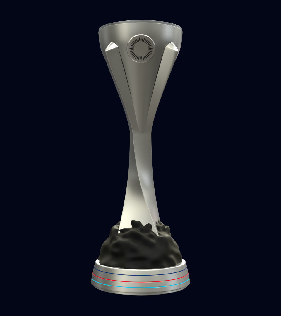 Concacaf Nations League Trophy 3D model_2