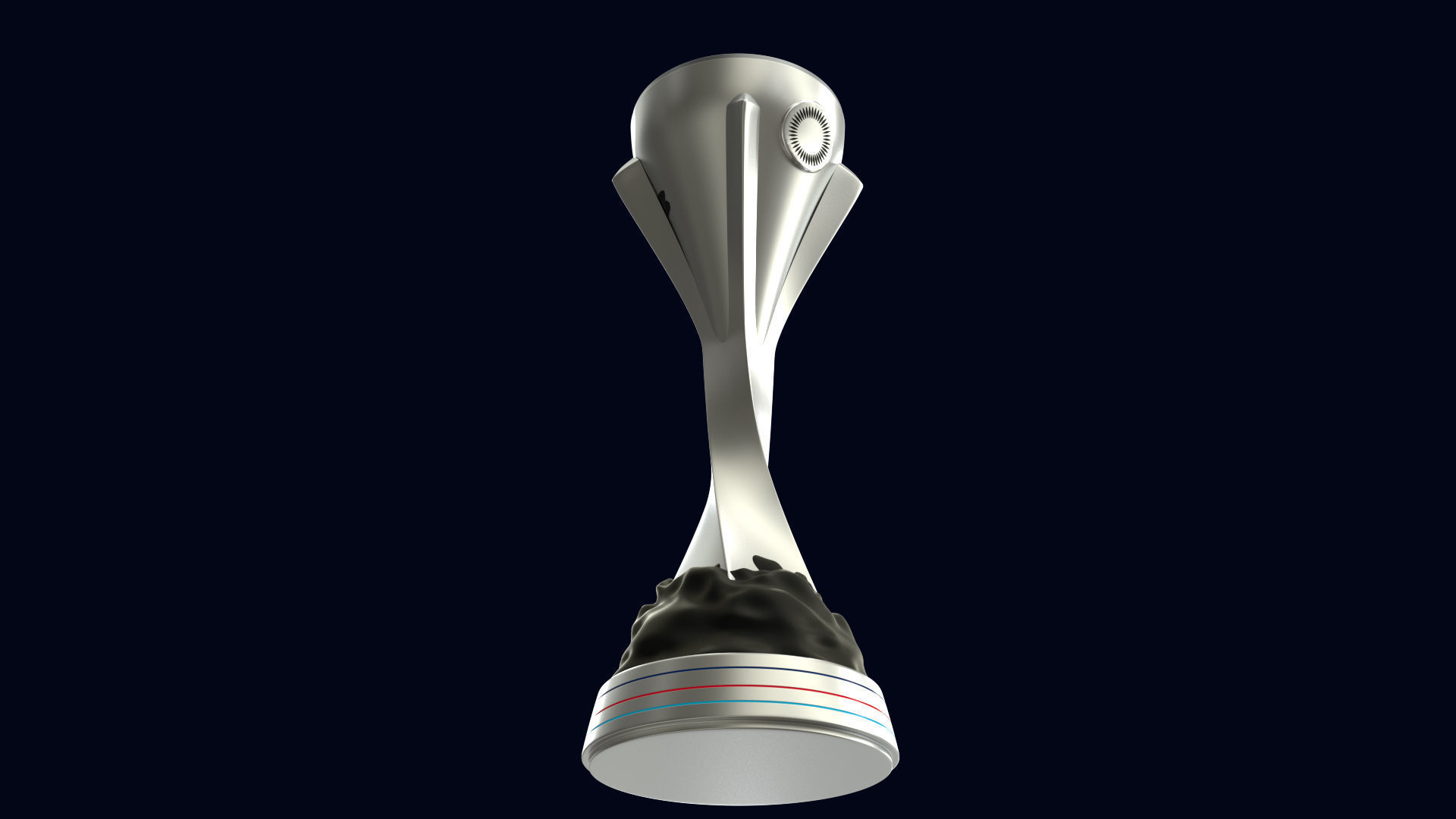 Concacaf Nations League Trophy 3D model_7