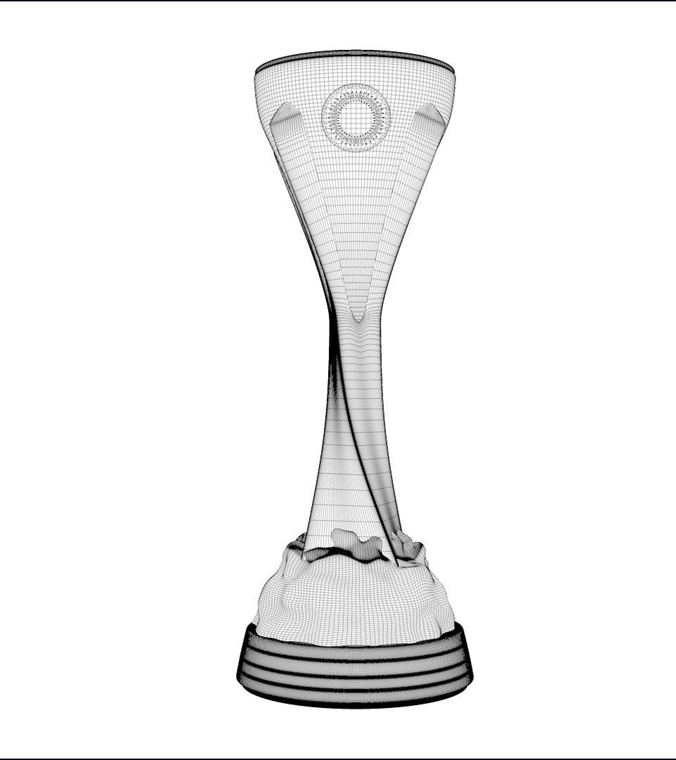 Concacaf Nations League Trophy 3D model_15