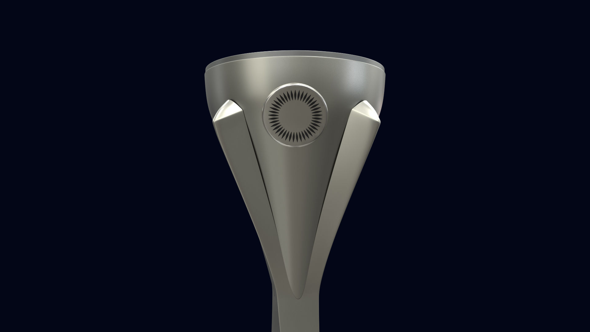 Concacaf Nations League Trophy 3D model_1