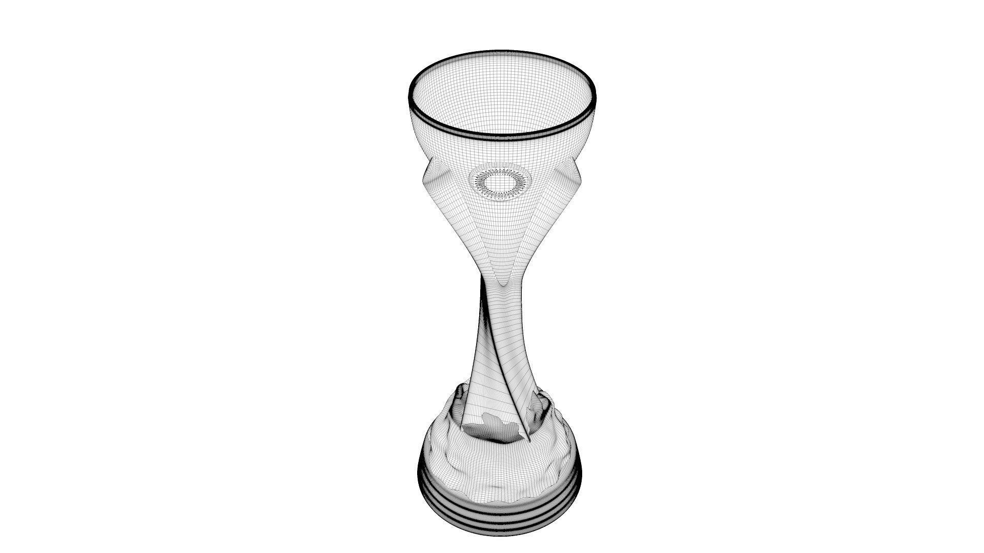 Concacaf Nations League Trophy 3D model_14