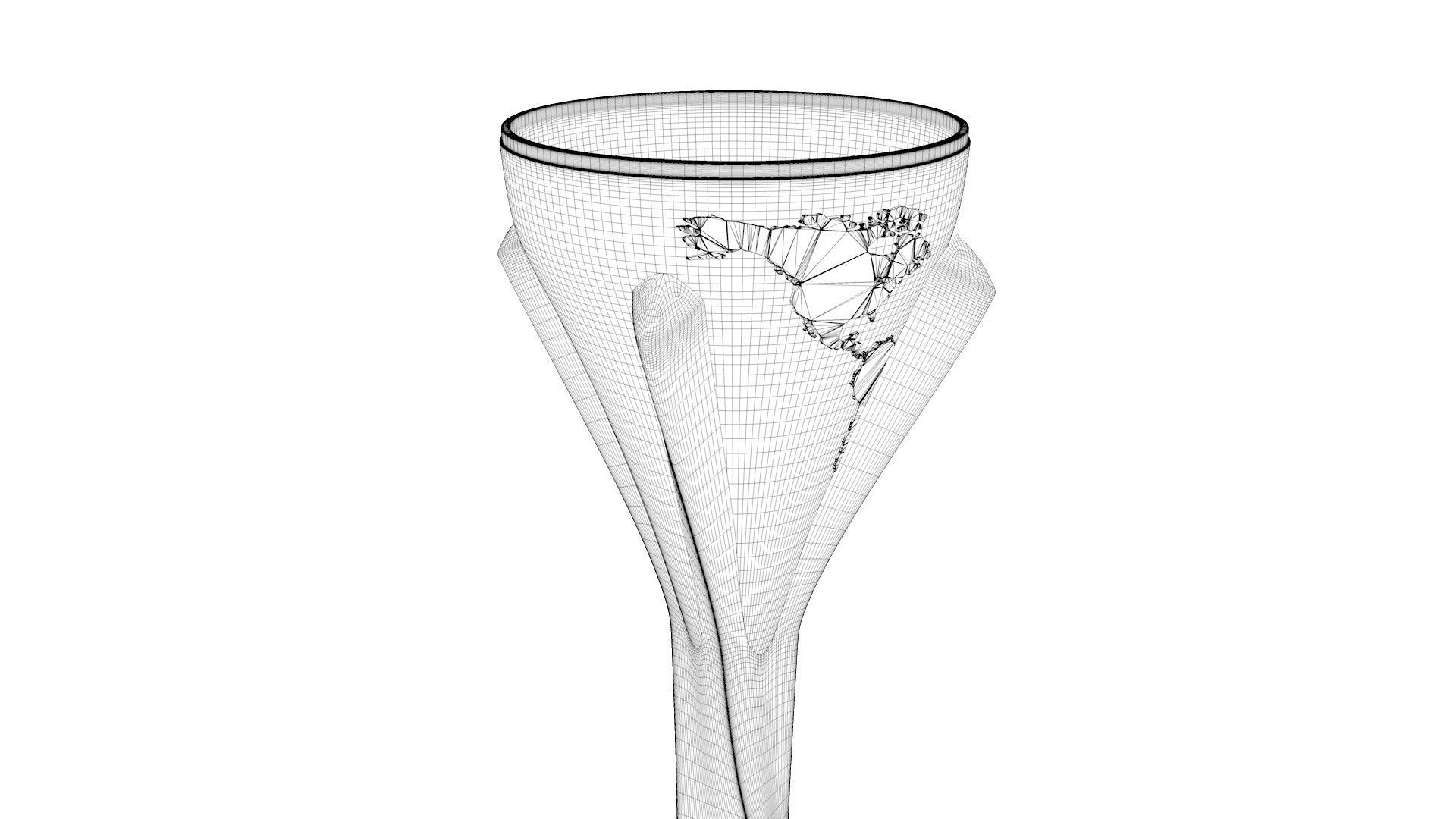 Concacaf Nations League Trophy 3D model_13