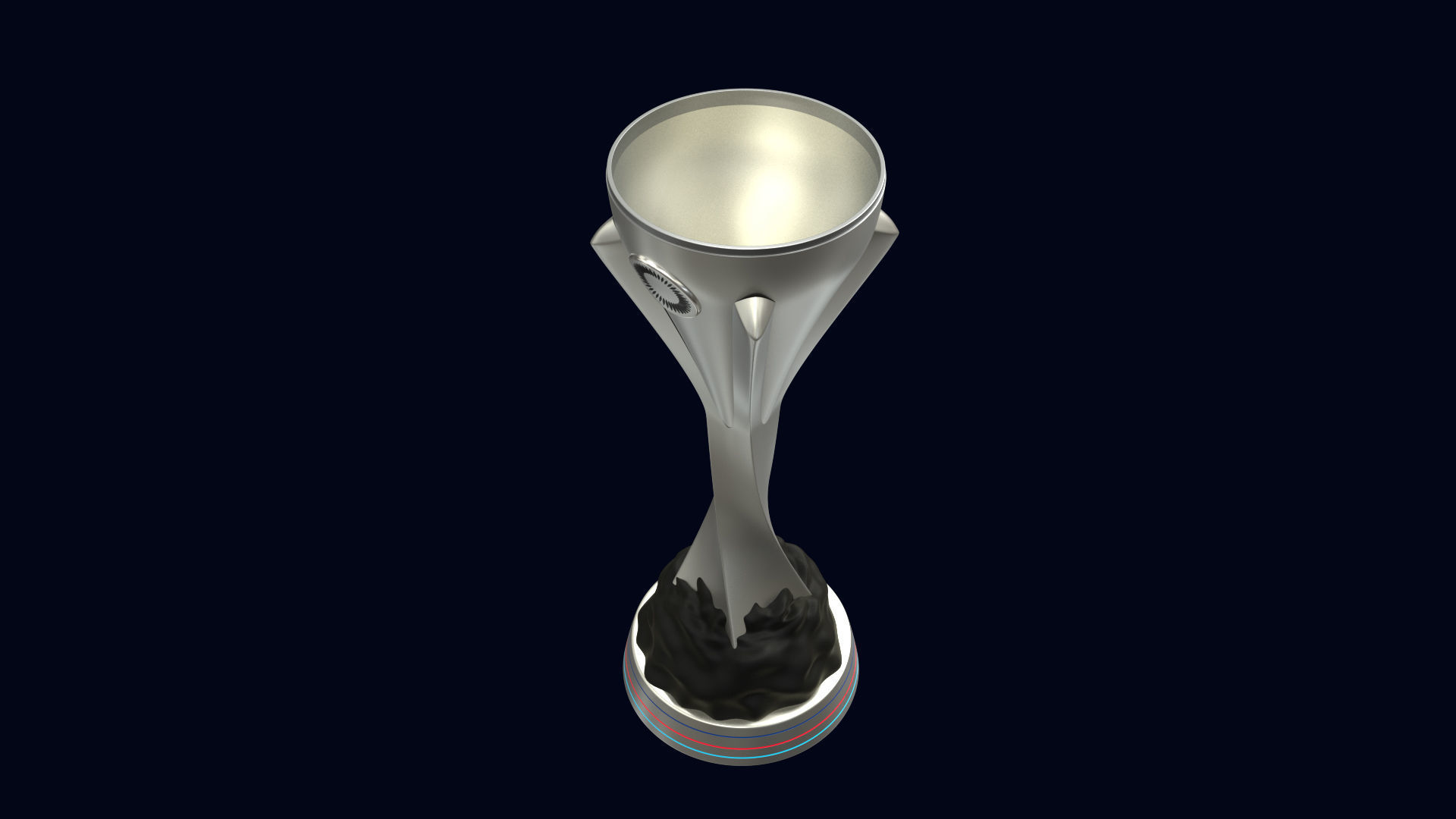Concacaf Nations League Trophy 3D model_8