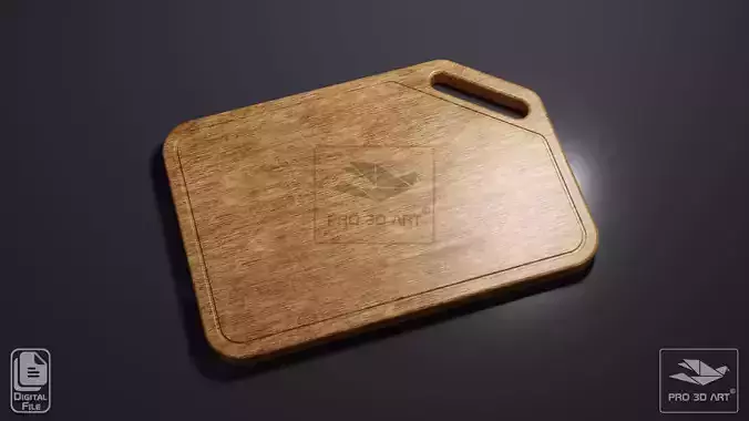 Rectangle Cutting Board - CNC Files for Wood