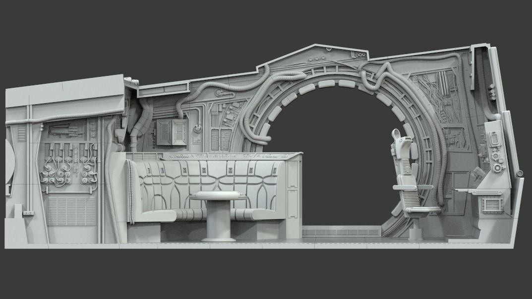 Millennium Falcon Cargo Hold 3D print model_5
