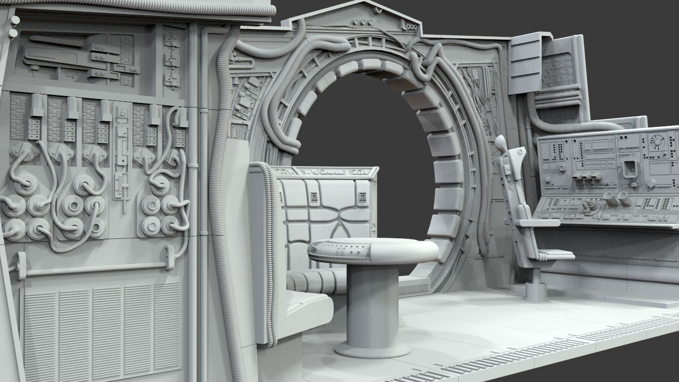 Millennium Falcon Cargo Hold 3D print model_3