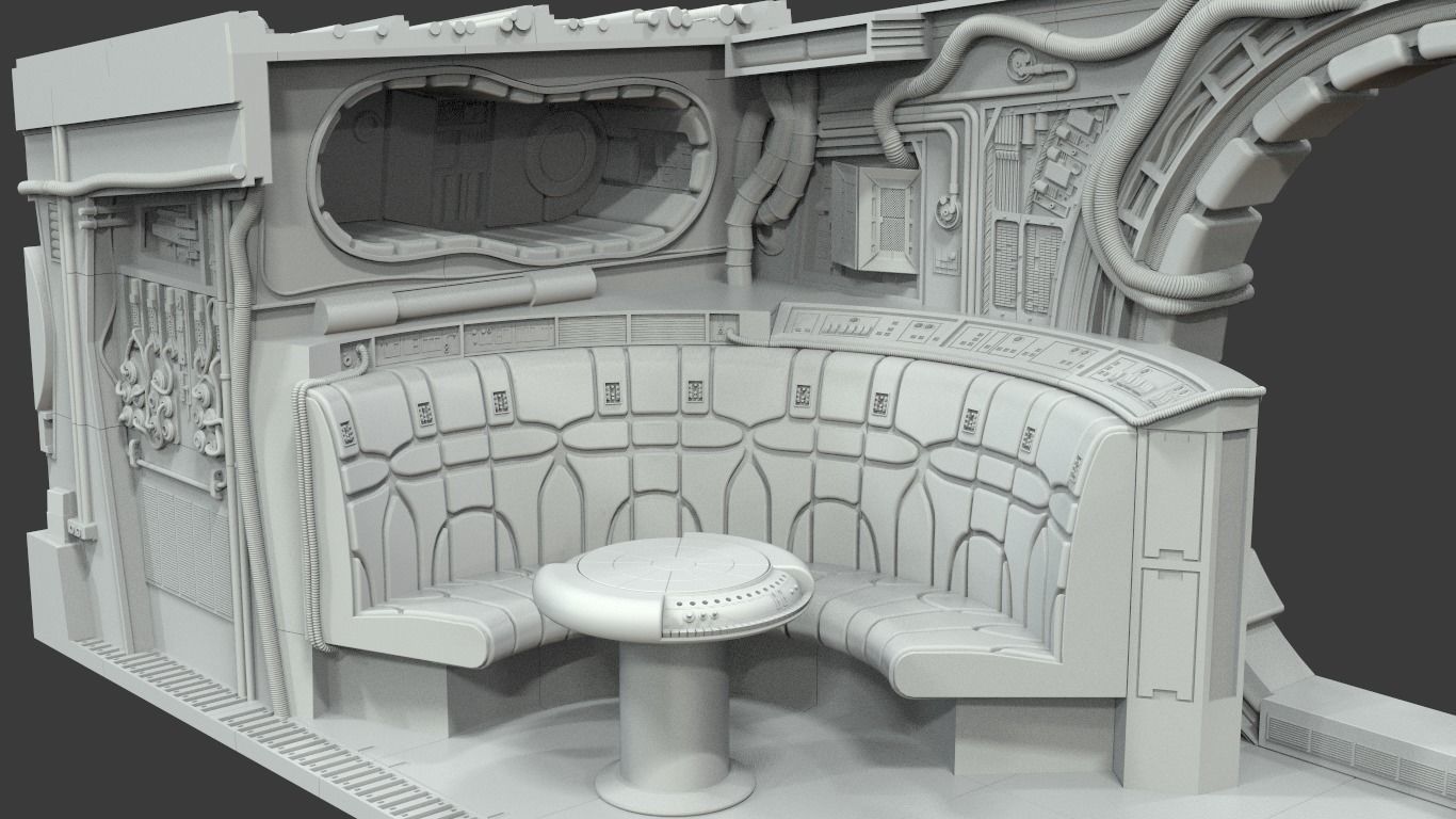Millennium Falcon Cargo Hold 3D print model_4