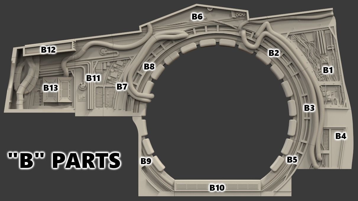 Millennium Falcon Cargo Hold 3D print model_8