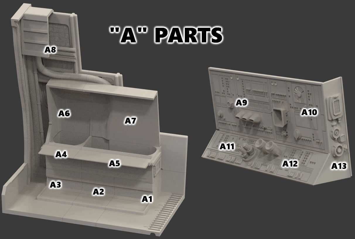 Millennium Falcon Cargo Hold 3D print model_7