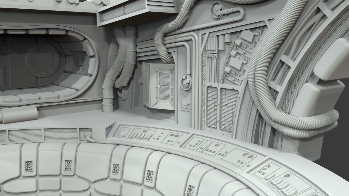 Millennium Falcon Cargo Hold 3D print model_1
