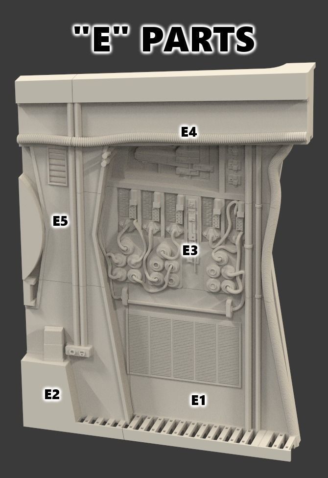 Millennium Falcon Cargo Hold 3D print model_11