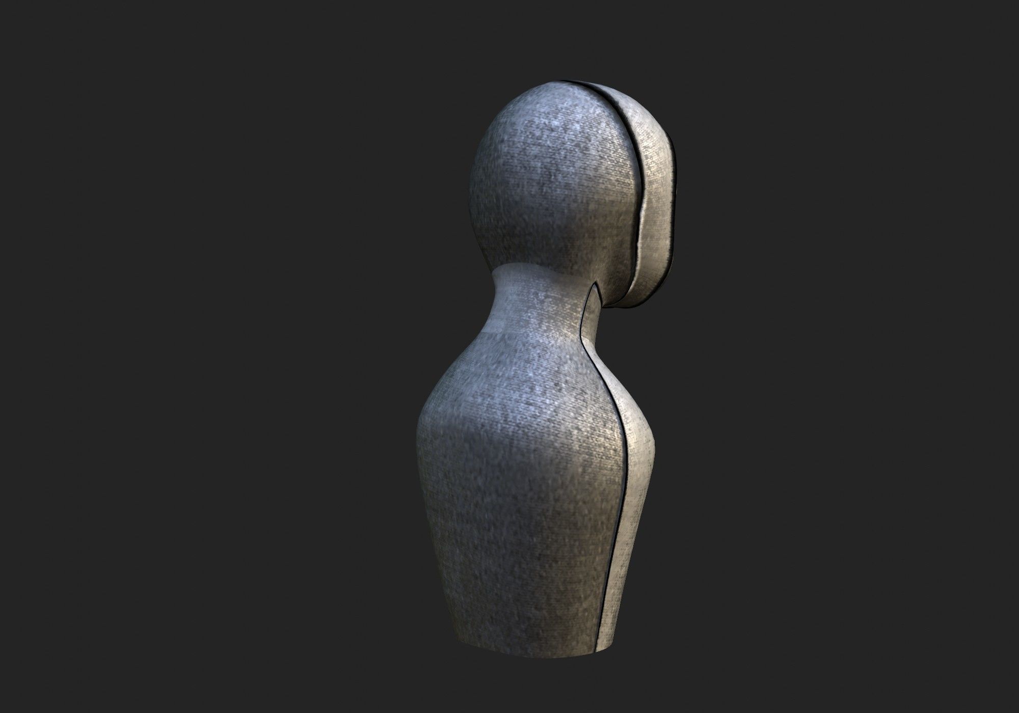 male mummy 3D model_9