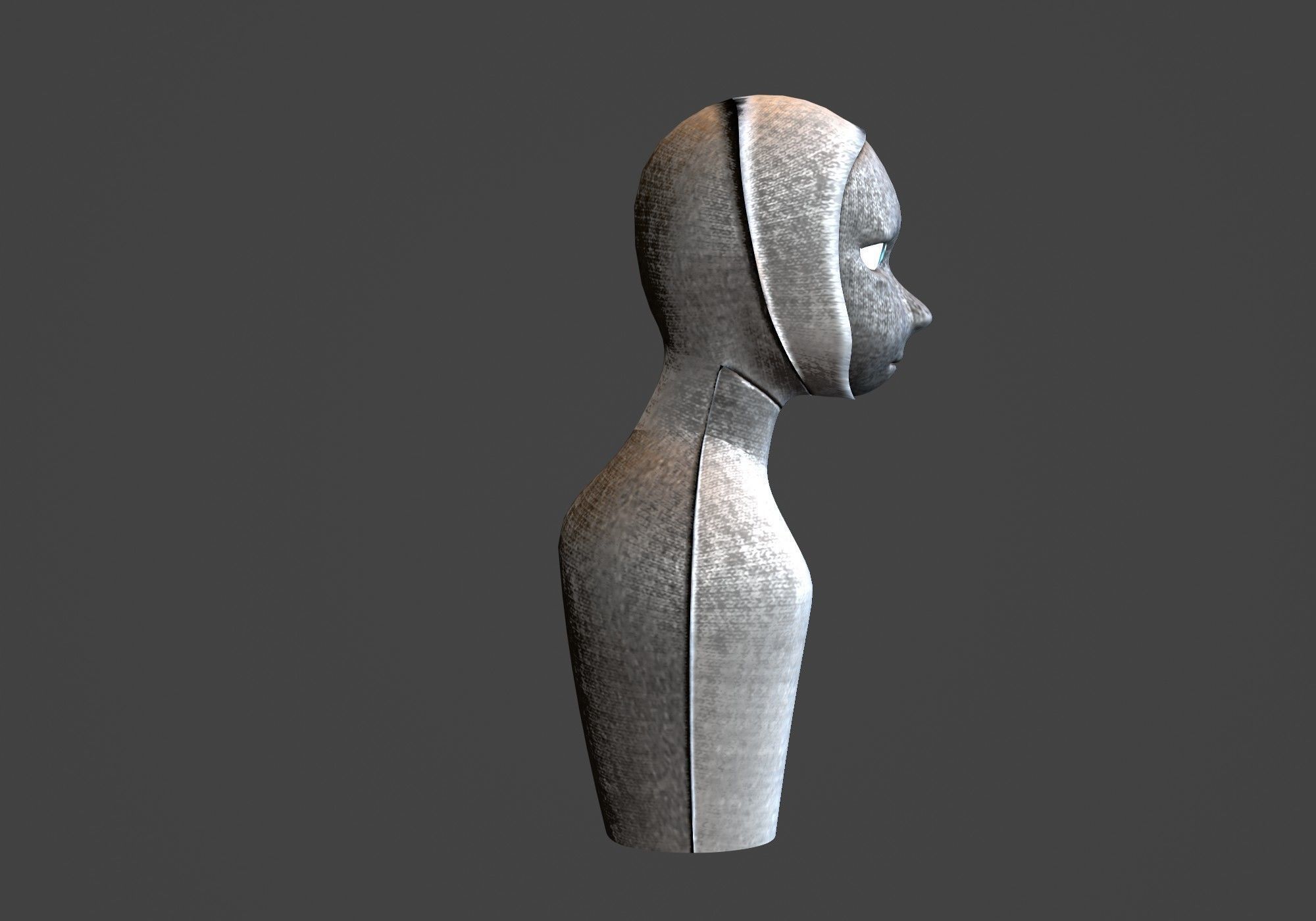male mummy 3D model_2
