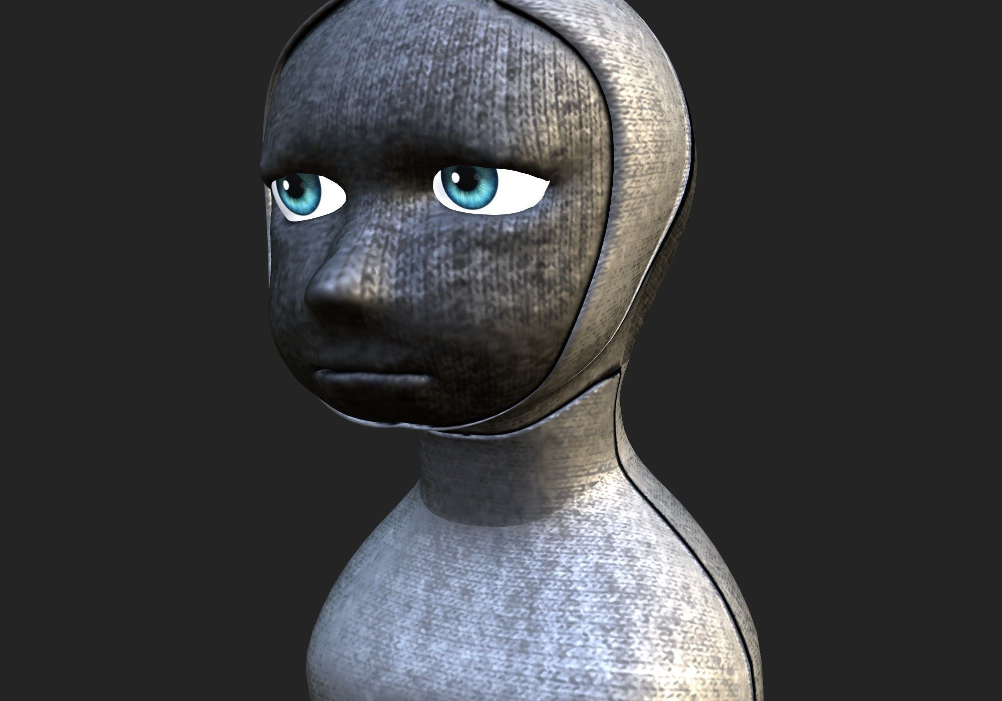 male mummy 3D model_11