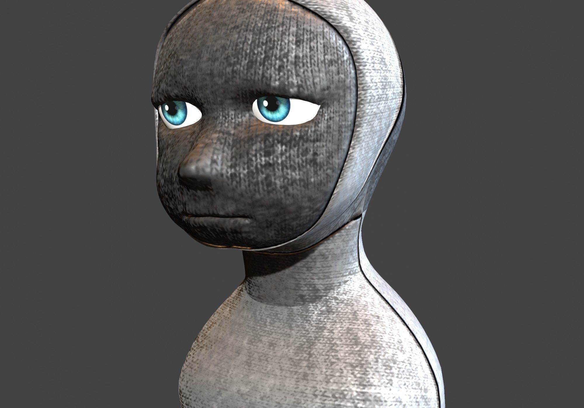 male mummy 3D model_5