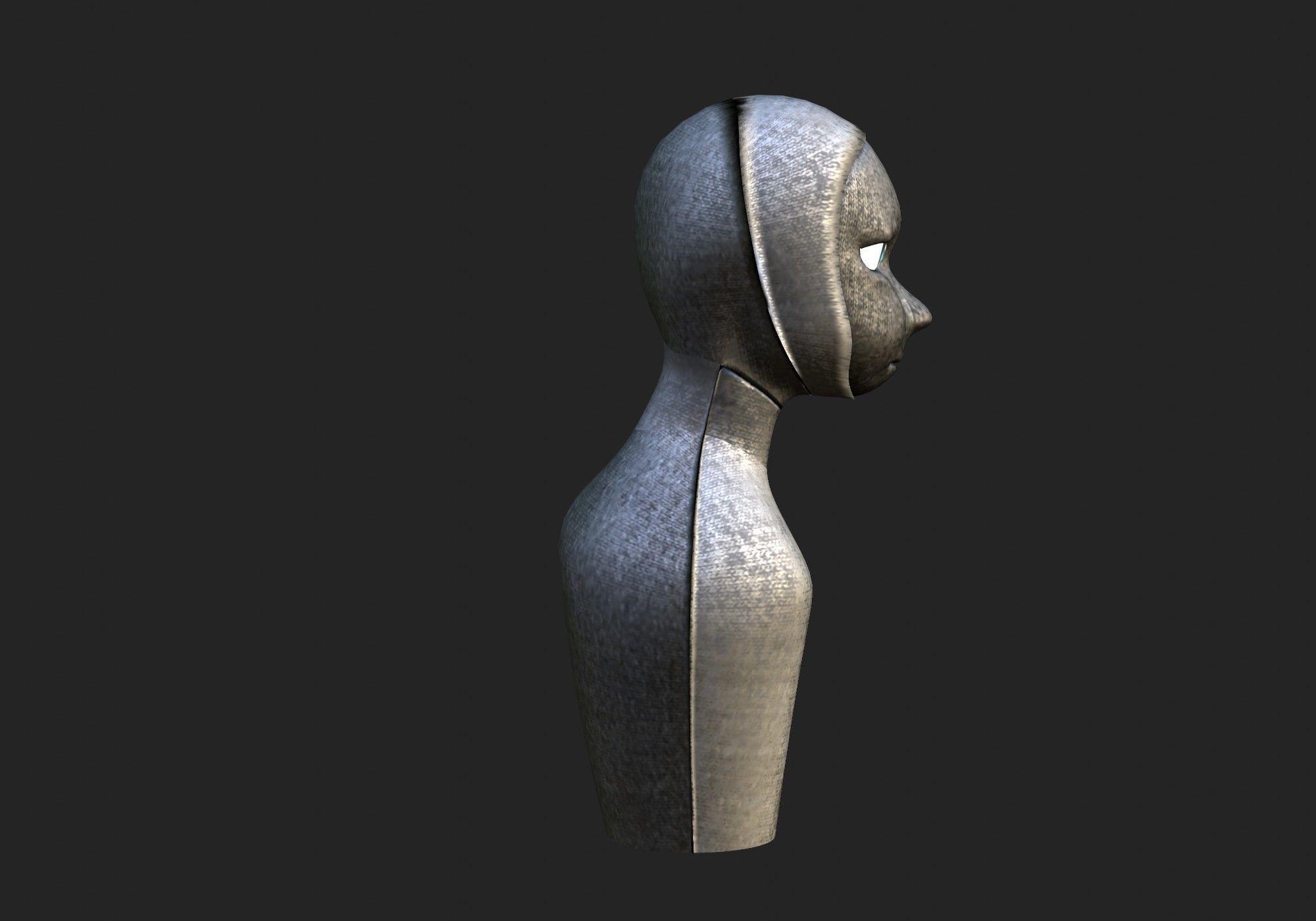male mummy 3D model_8