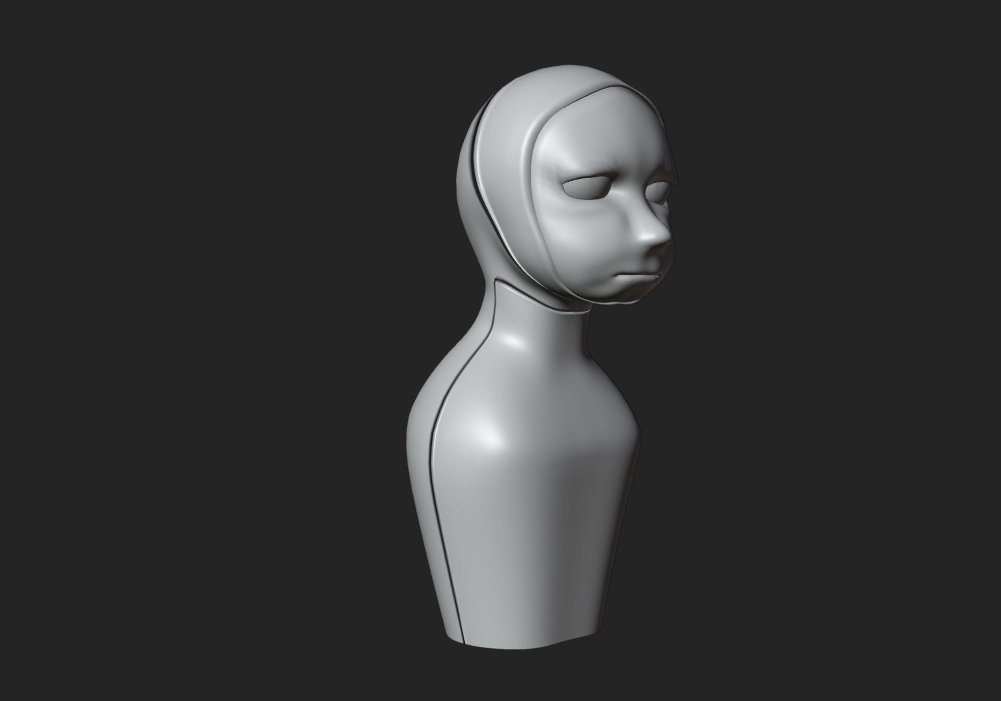 male mummy 3D model_13