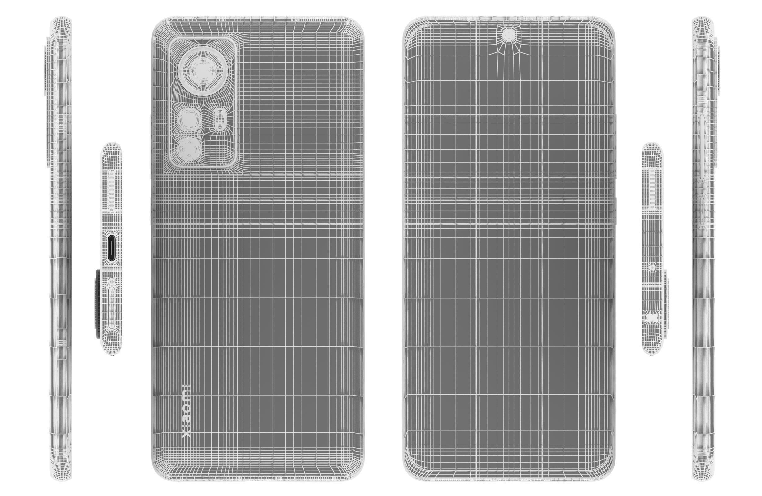 Xiaomi 12 Pro Blue 3D model_17