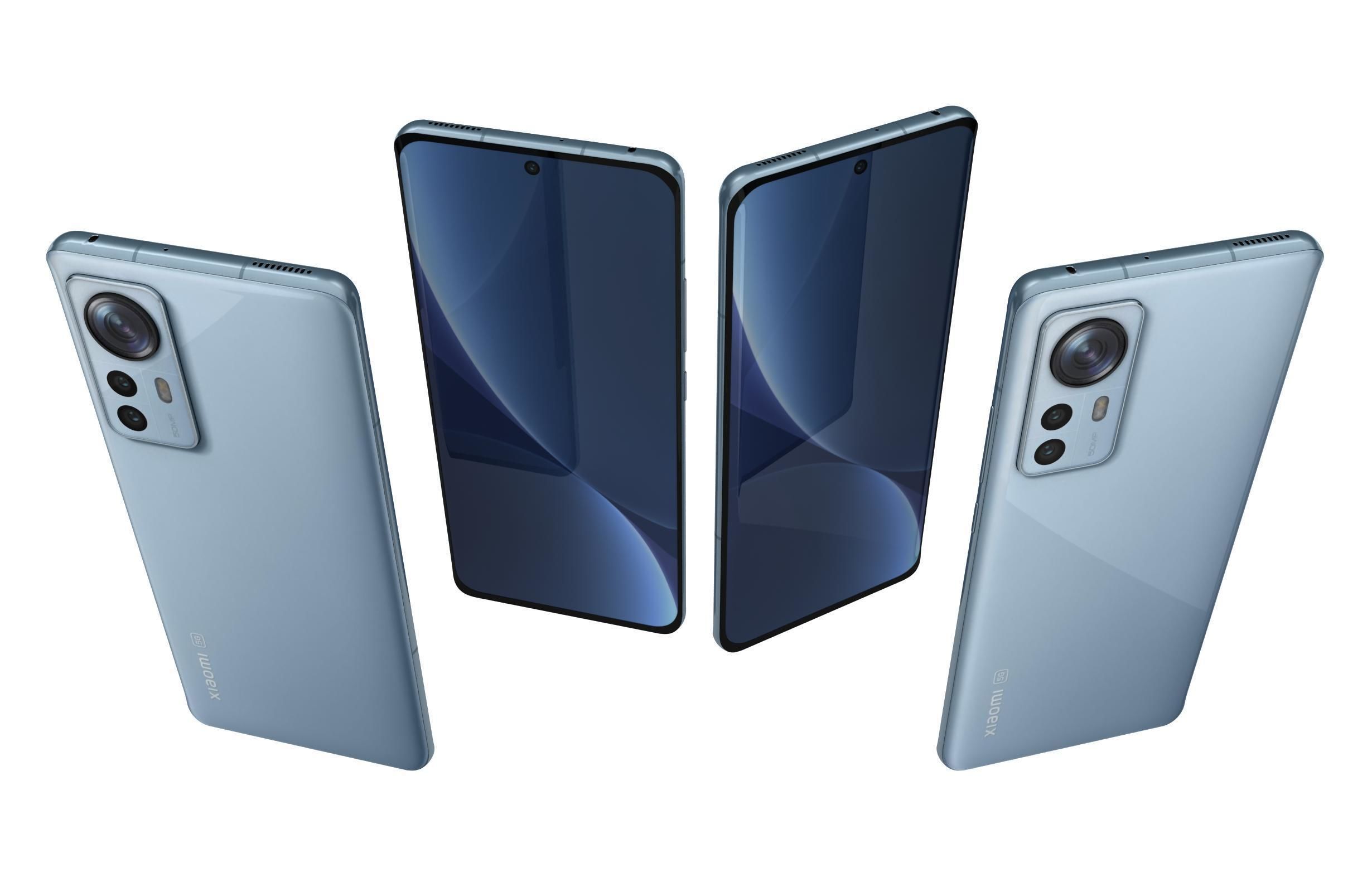 Xiaomi 12 Pro Blue 3D model_4