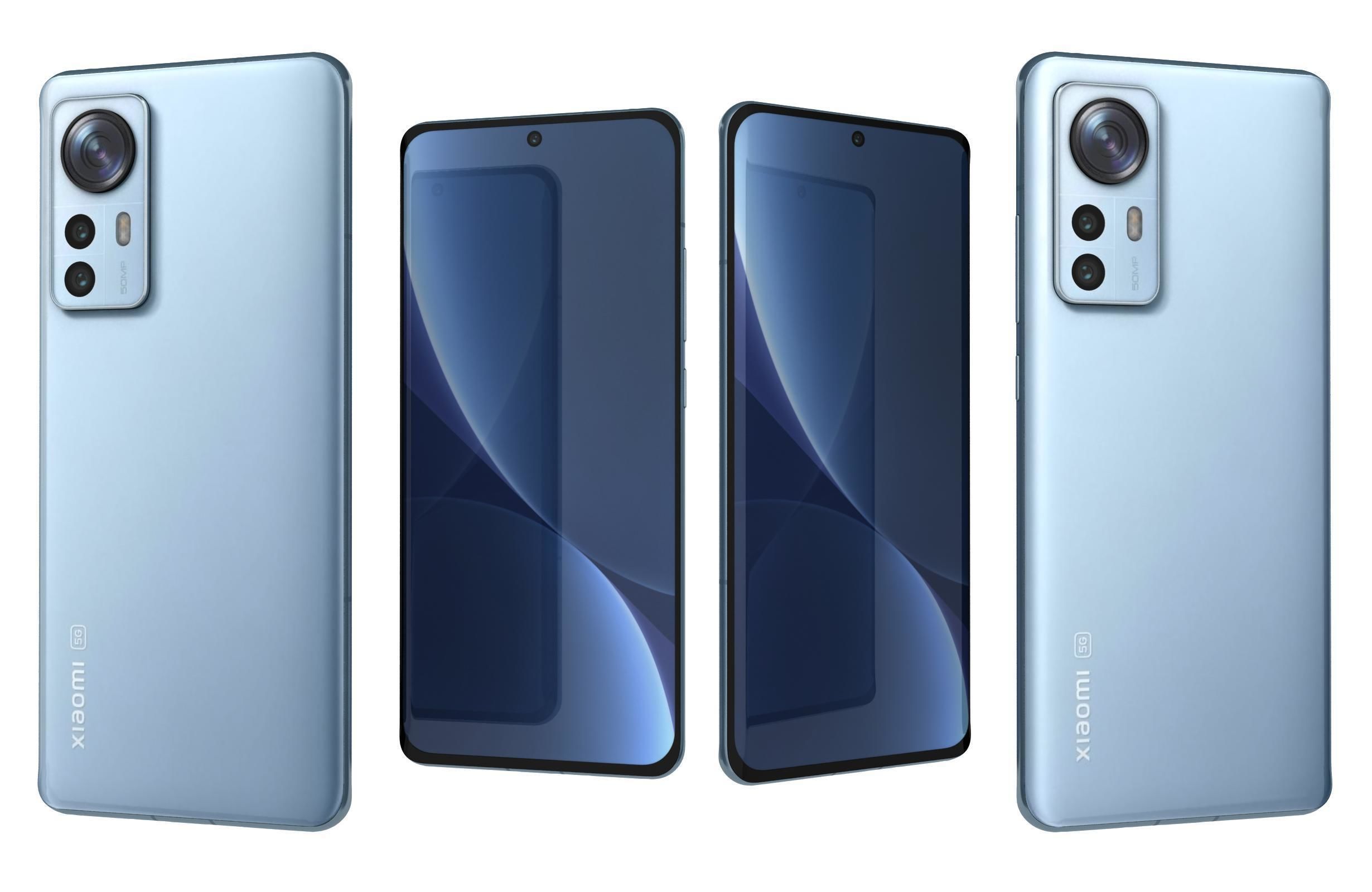 Xiaomi 12 Pro Blue 3D model_3