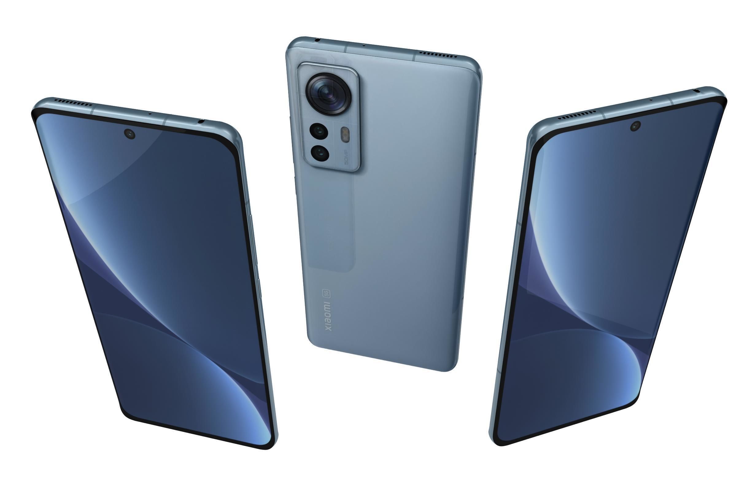 Xiaomi 12 Pro Blue 3D model_1