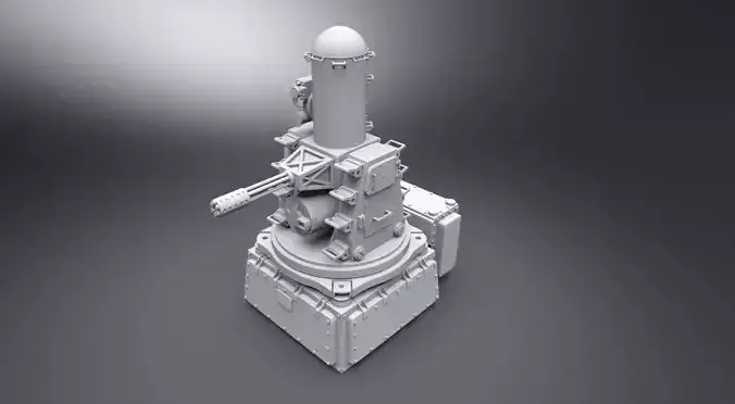 Phalanx CIWS Scale model 3D print model