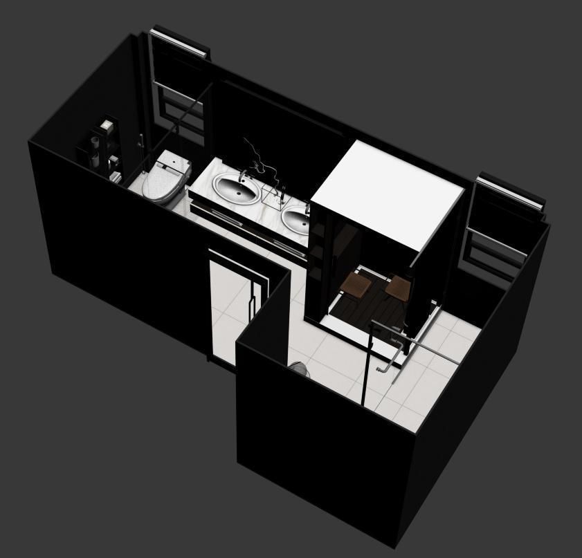 Modern Bathroom 3D model 3D model_11