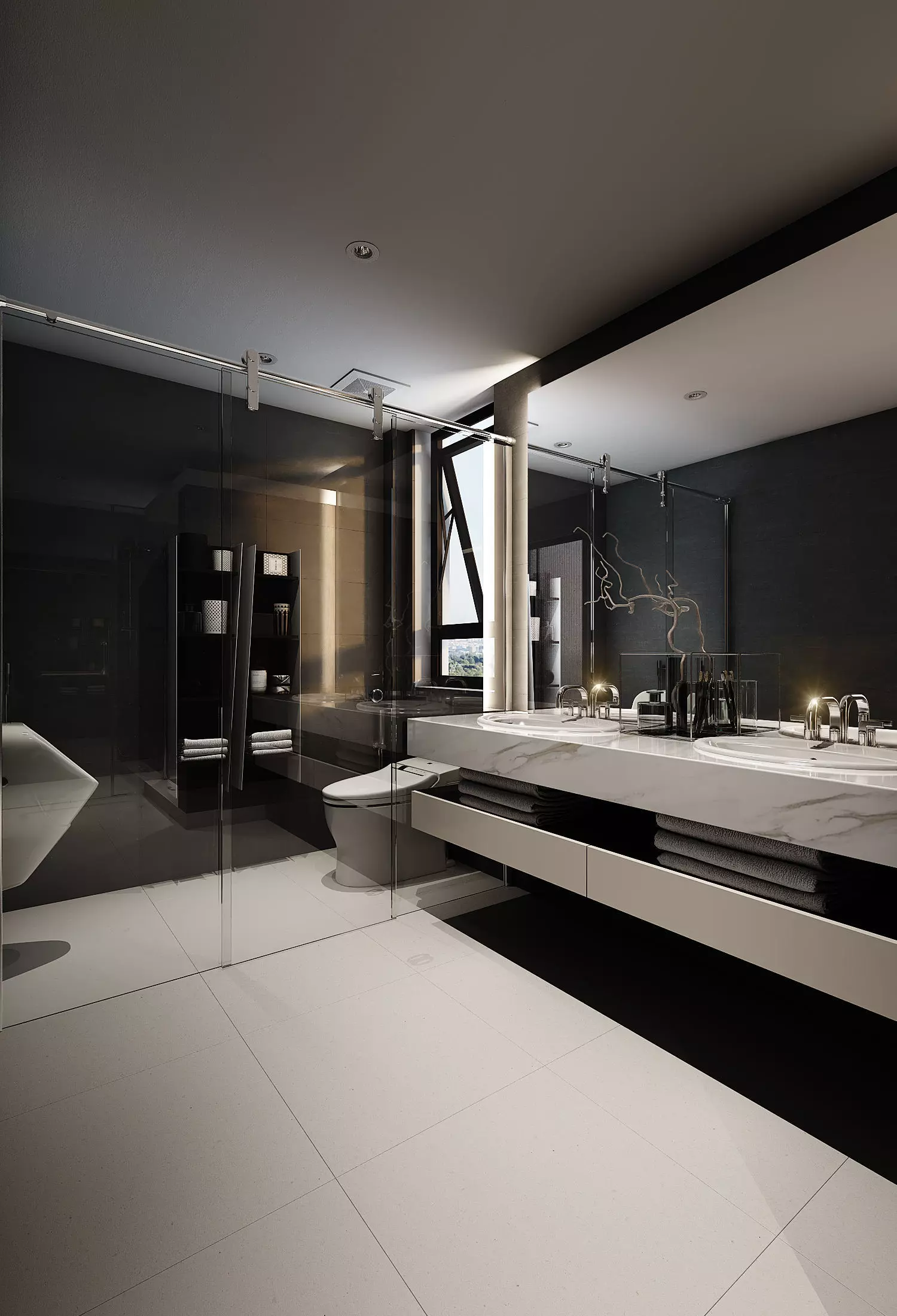Modern Bathroom 3D model 3D model_0