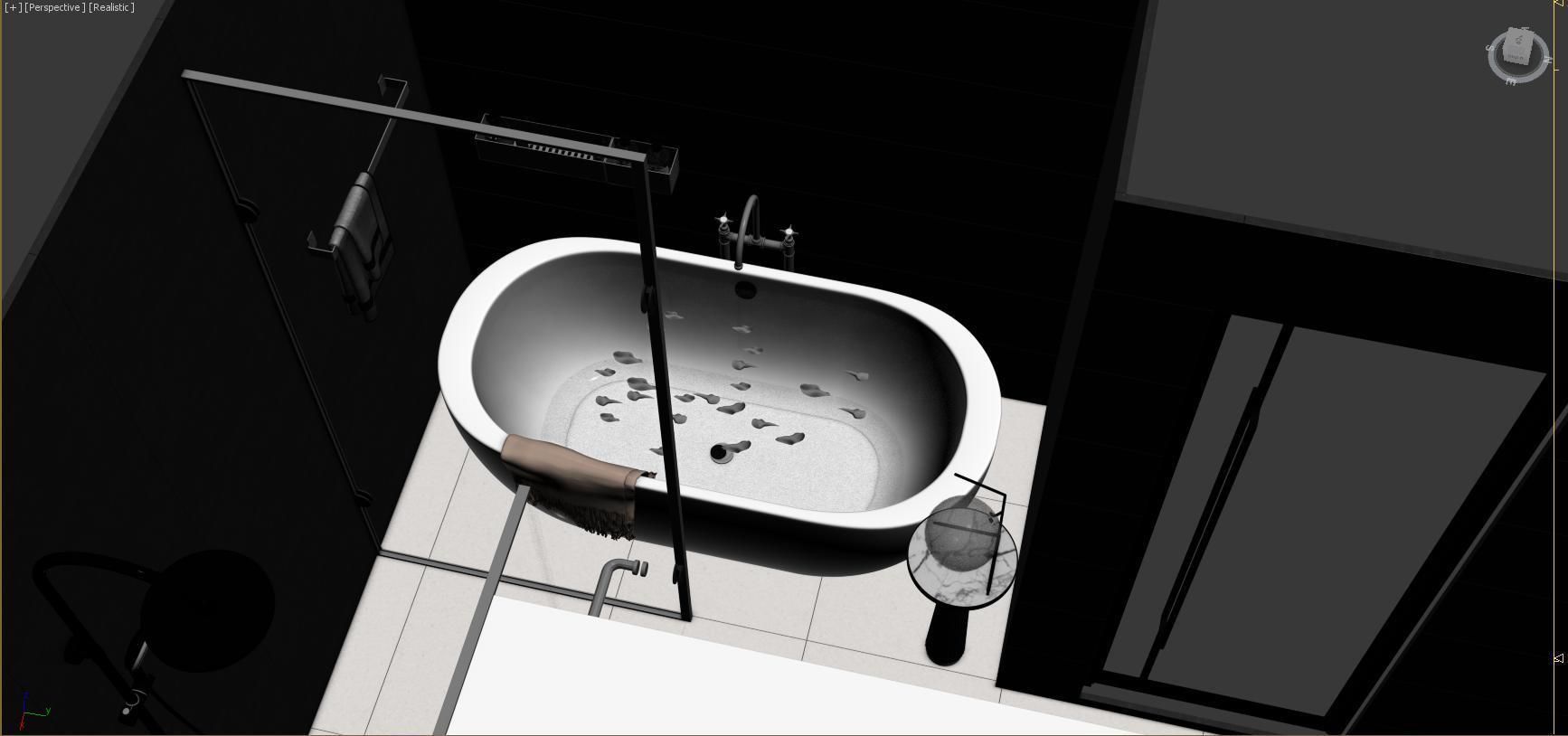 Modern Bathroom 3D model 3D model_3