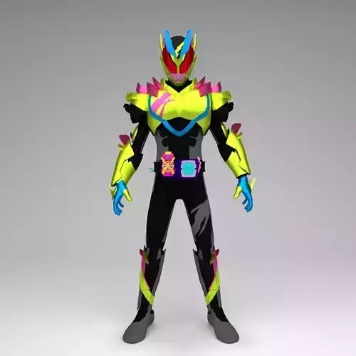 Kamen Rider revice thunder gale 3d model 3D model